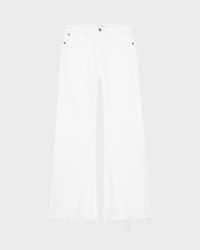 Frame Jeans The Lax Raw Fray White 30