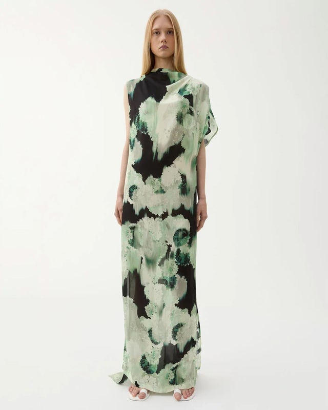 Rodebjer Dress Alana Blurry Green L