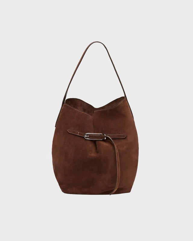 Liffner Bucket Bag Large Dark Brown ONESIZE
