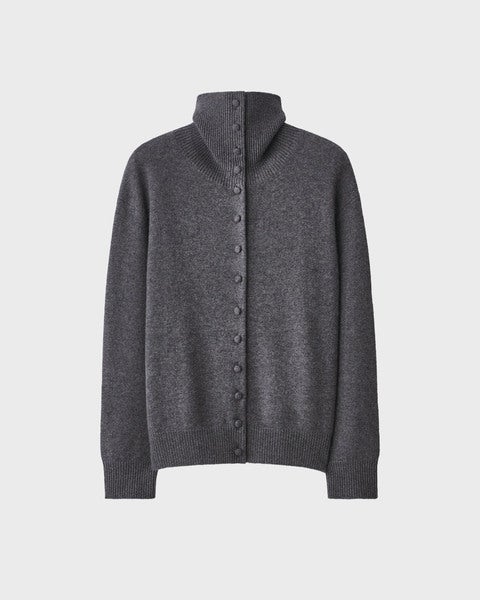 Cardigan Denie Cashmere Granit 1