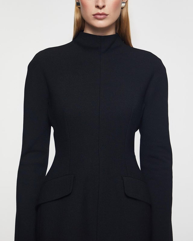 Sportmax Dress Tefrite Mini Black IT 46 (EUR 40)