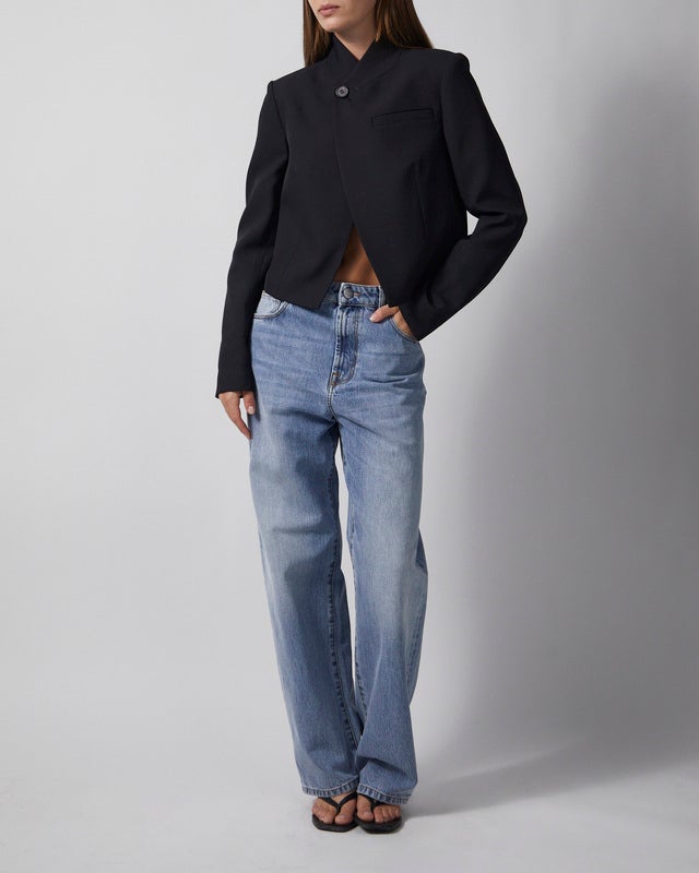Wakakuu Icons Blazer Turn Collar Black L