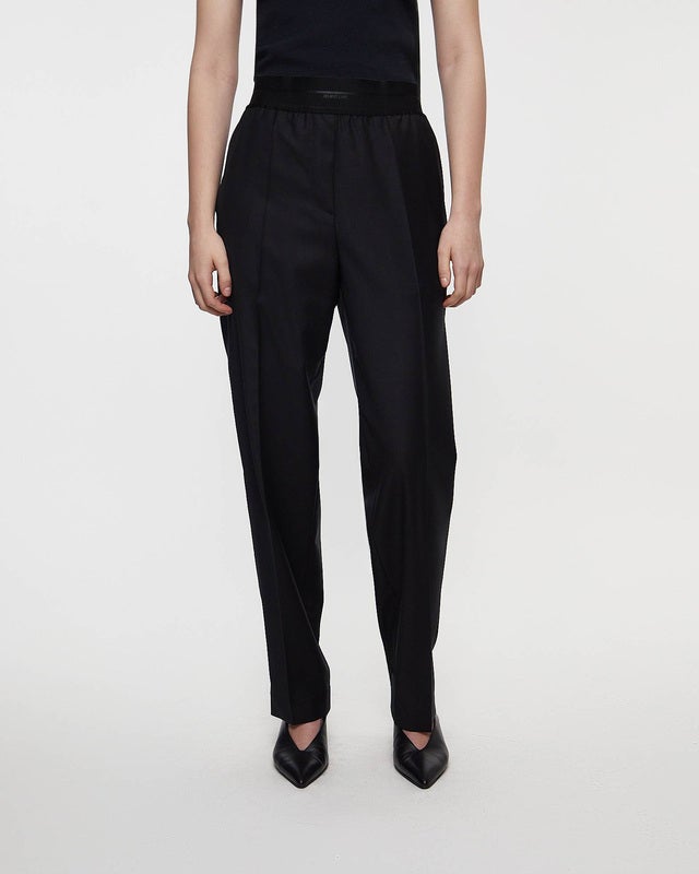 Helmut Lang Trousers Tapered Leg Tailored Black US 6 (EUR 38)