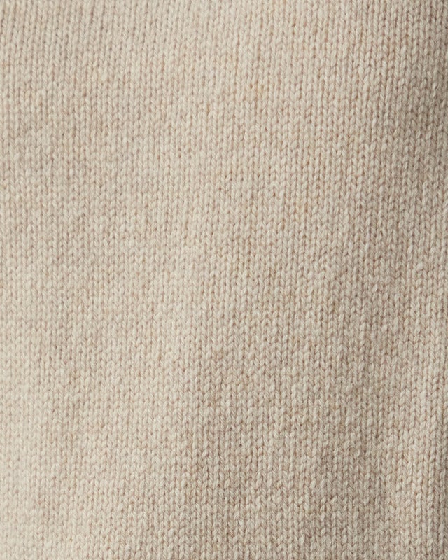 Wakakuu Icons Top Apex Wool Cashmere Oyster XS