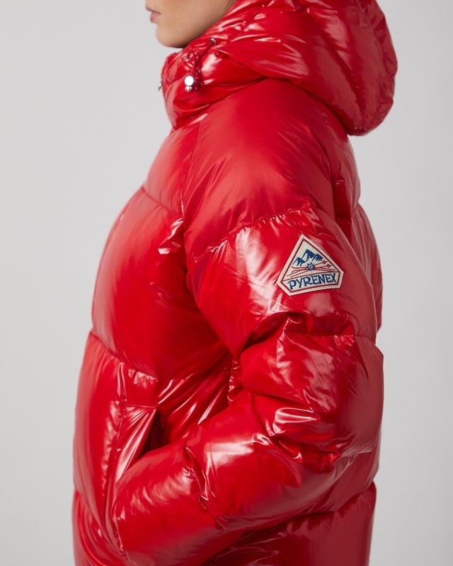 Pyrenex Jacket Unisex Sten Hooded Down  Red S