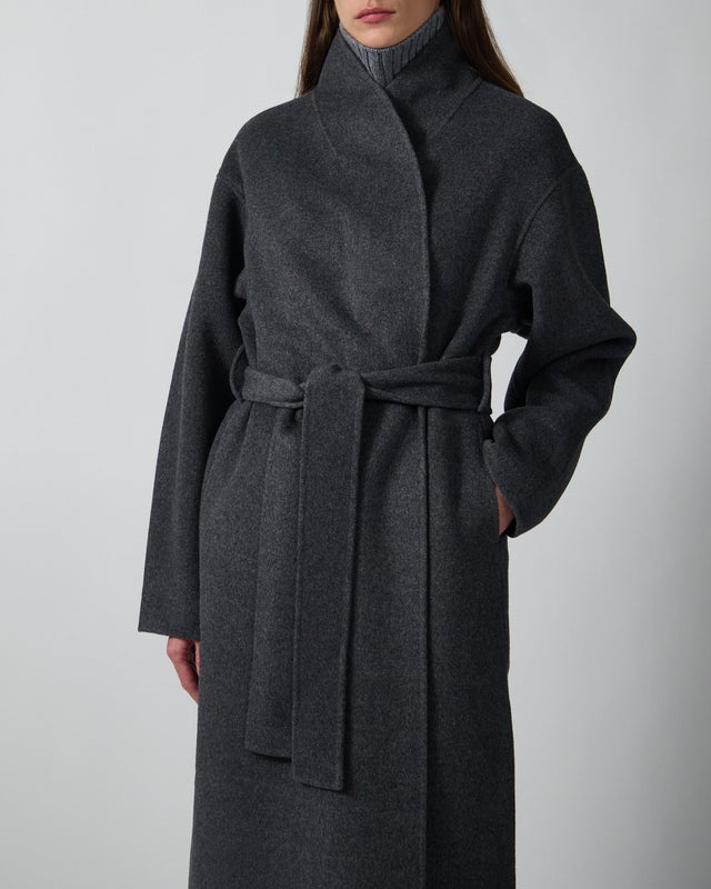 Almada Coat Mara Doublé Dark Grey XS