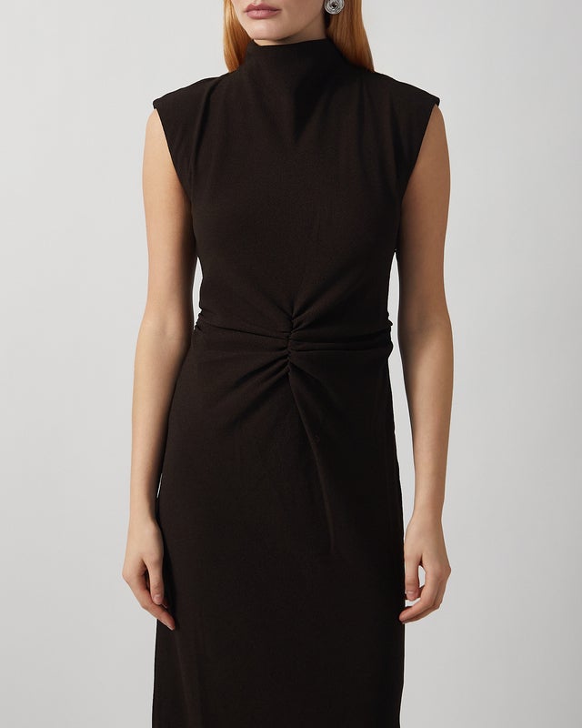 ROTATE Birger Christensen Dress Midi W Gatherings Mole 34