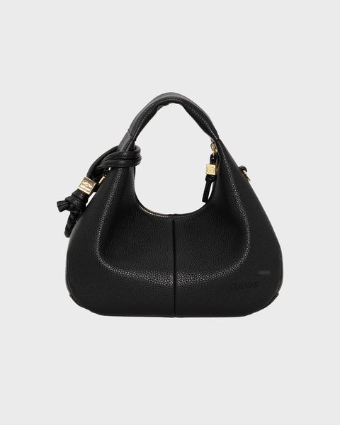 Bag Hobo Mini Grained Black ONESIZE 2