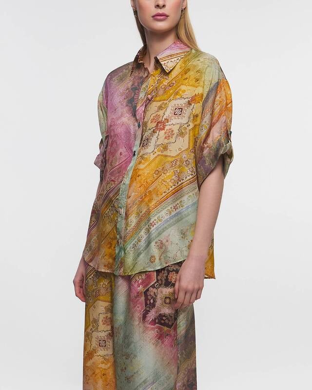 ZIMMERMANN Shirt Tallow Relaxed  Multicolor 2 (M-L)