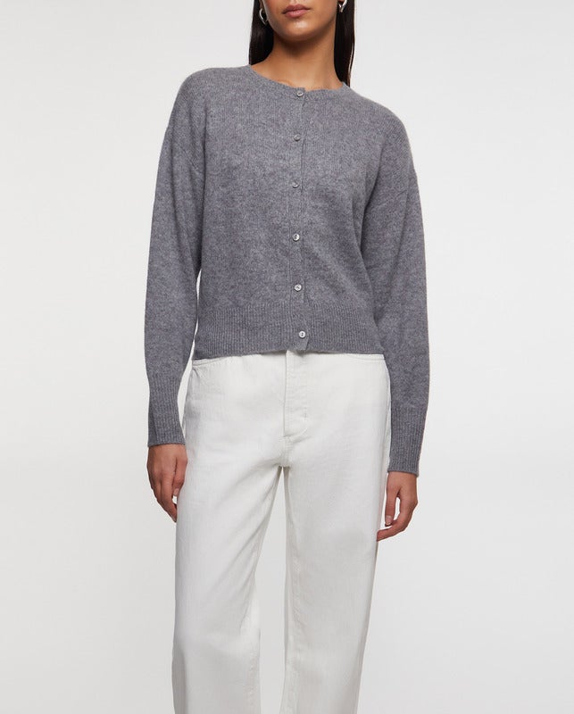 Almada Label  Cardigan Coco Light grey L