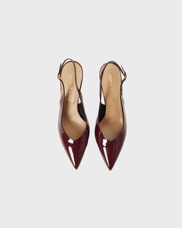 sania d'mina Heels Elena Patent Bordeaux Bordeaux EUR 40