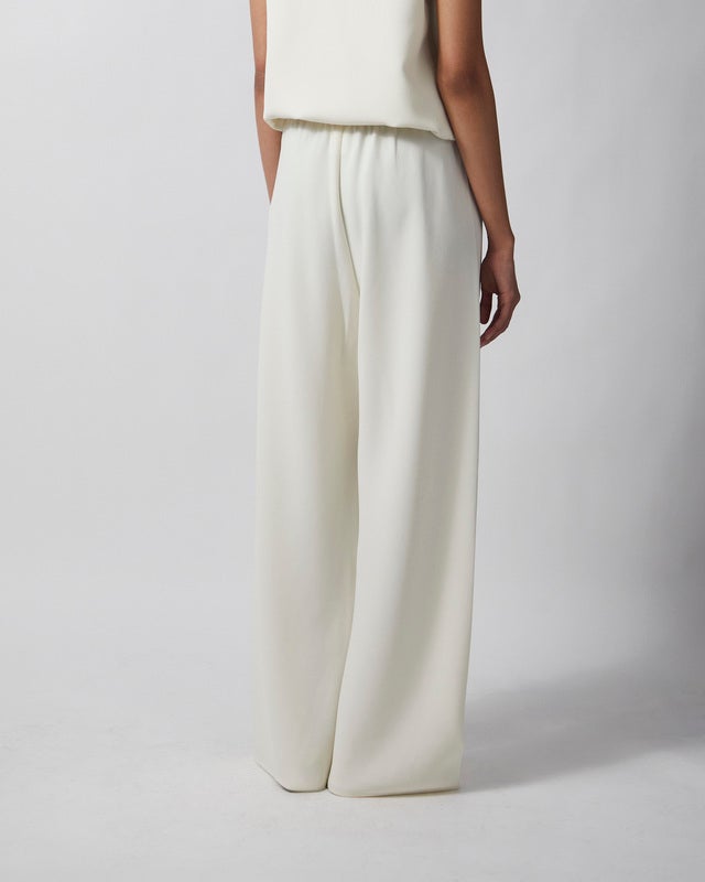 Almada Byxor Bea Crepe Pants Creme L