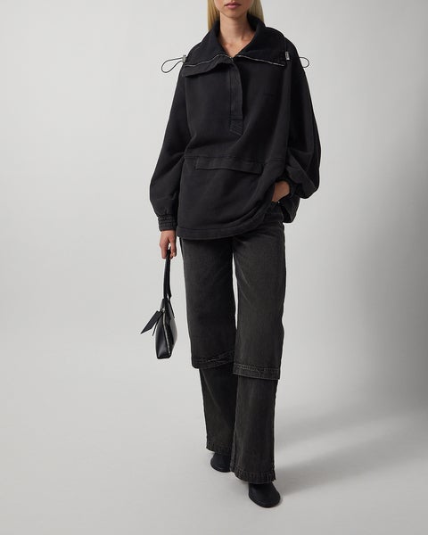 Jacka Blouson Fleece Faded black 2