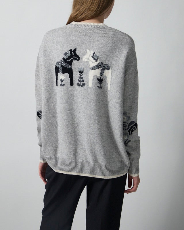 CLOEYS Sweater Sthlm Mono Grey XL-XXL