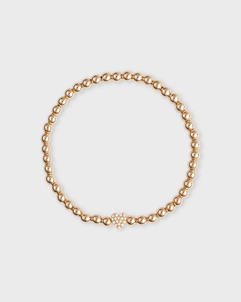 Armband Gold Heart Guld ONESIZE 1