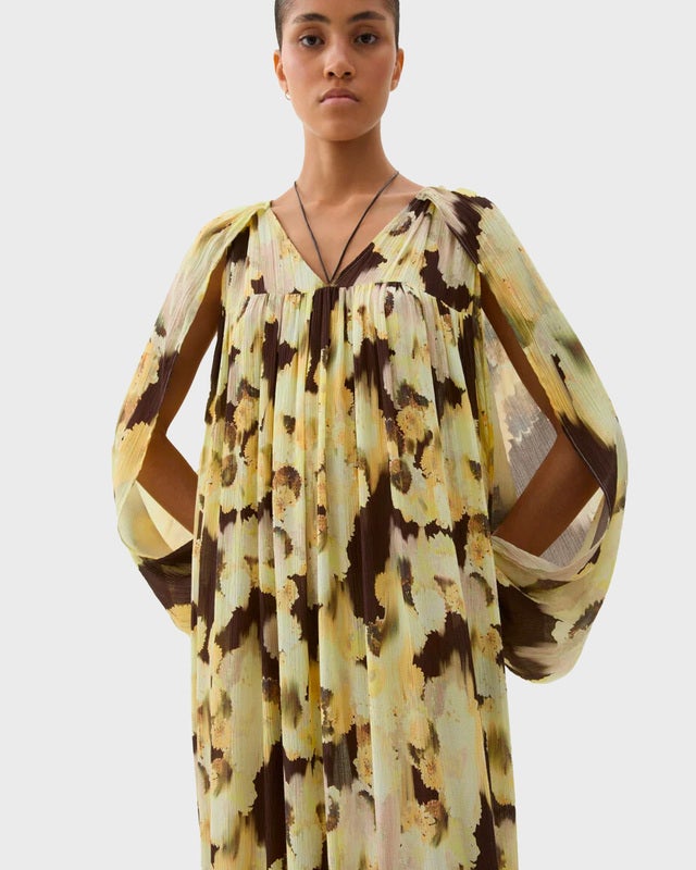 Rodebjer Klänning Iris Blurry Silk Multicolor L