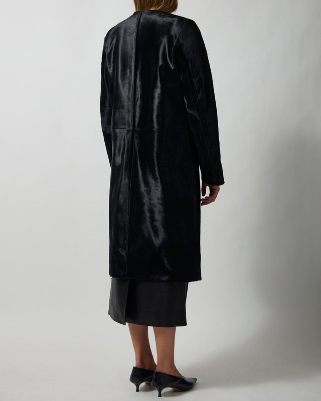 Almada Coat Gemma Pony Black S