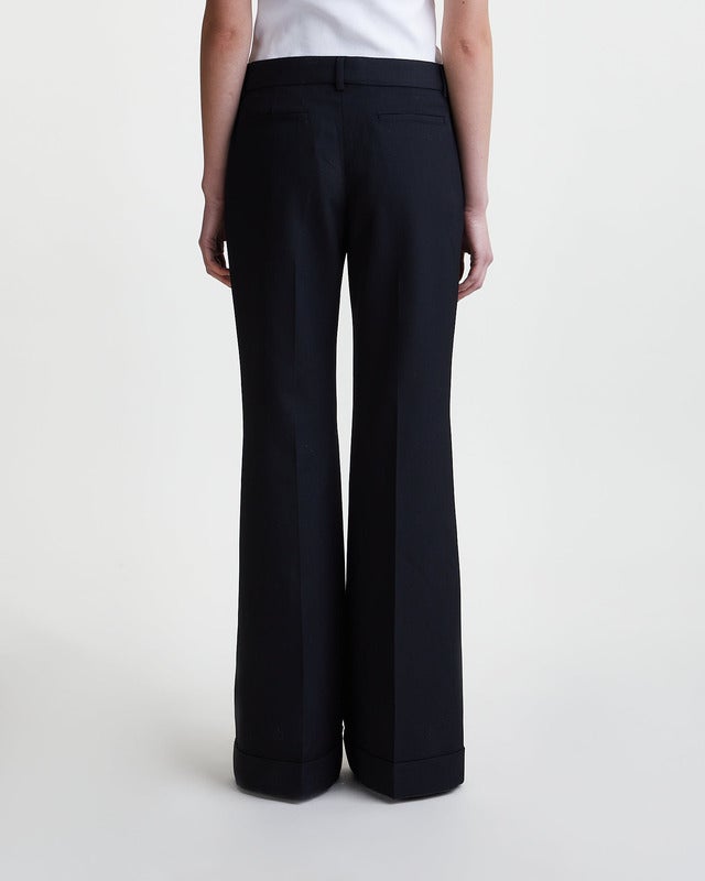 Acne Studios Byxor Tailored Suit Flared Svart 32