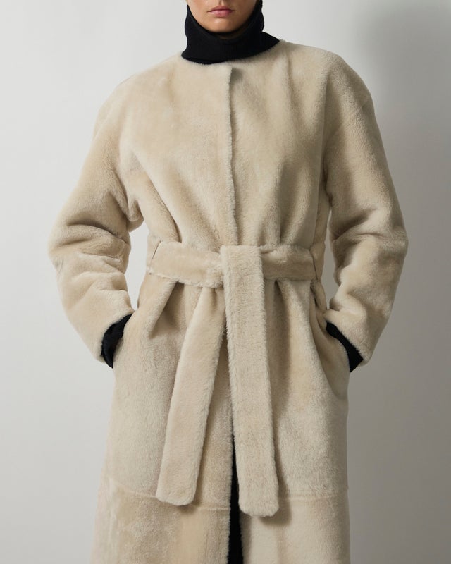 Almada Coat Shea Shearling Vanilla M