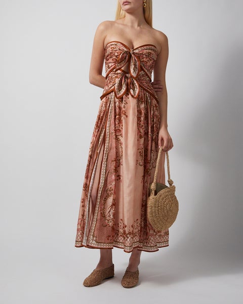 Dress Aster Scarf Midi Light Pink 2