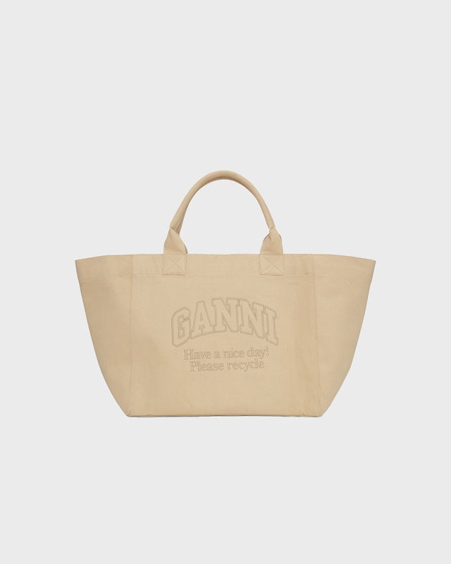 Ganni Bag Shopper XXL Almond ONESIZE