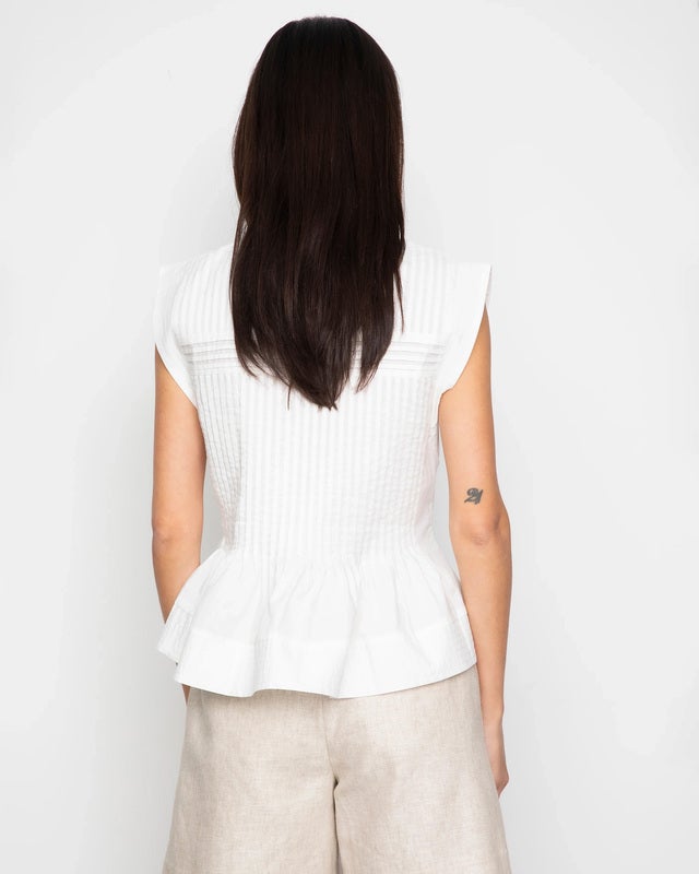 Camilla Pihl Top Mavie White 34