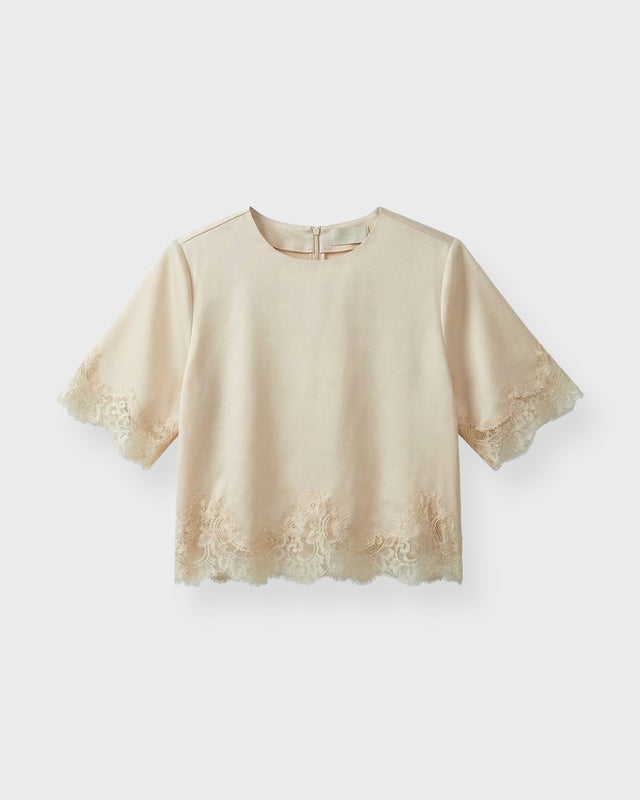 Wakakuu Icons Top Canary Lace Light yellow XS