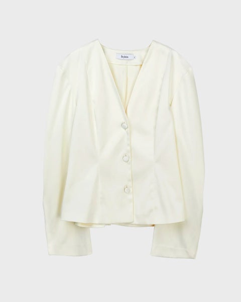 Blouse Briar Satin Ivory 1