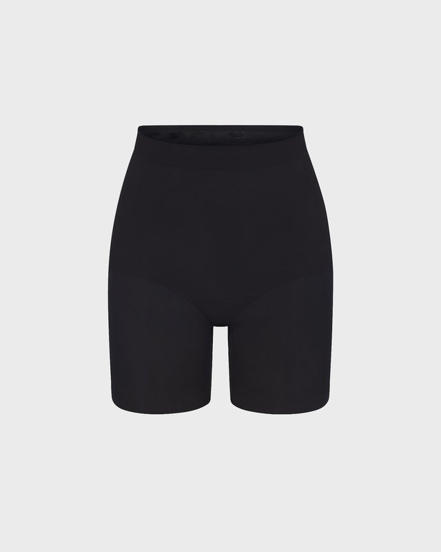 Skims Shorts Seamless Sculpt Mid Thigh Onyx XXL