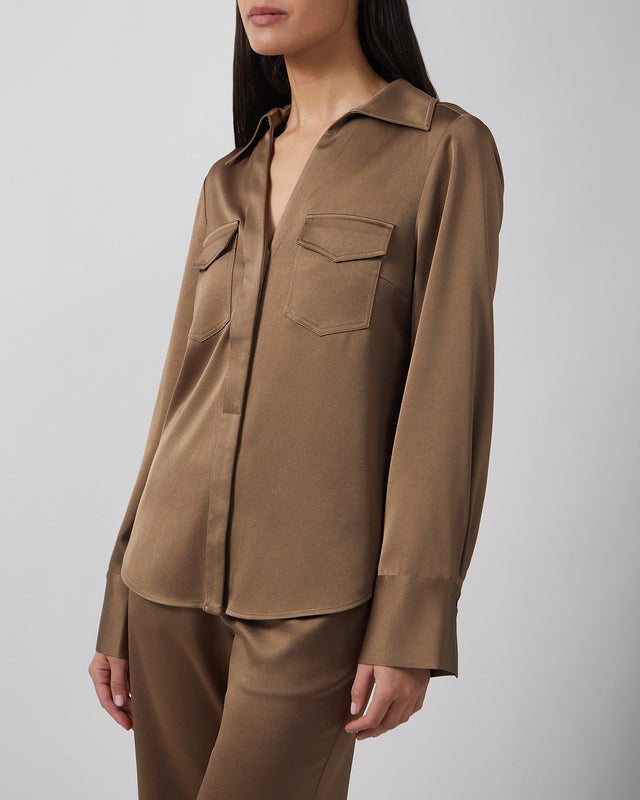 Wakakuu Icons Blouse Maria Mocca XL