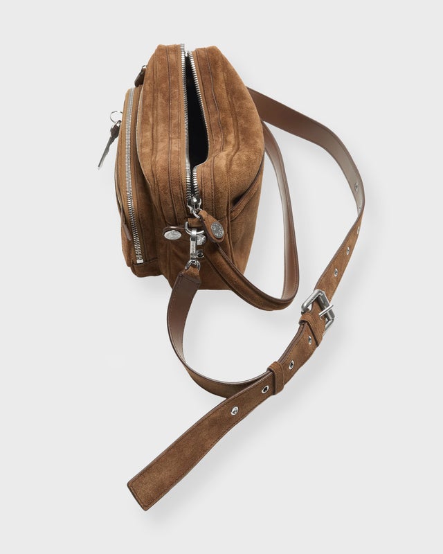 Acne Studios Bag Camero Party Suede Cognac ONESIZE