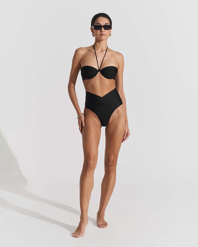 Seaquelle Bikini Top Billow Black L