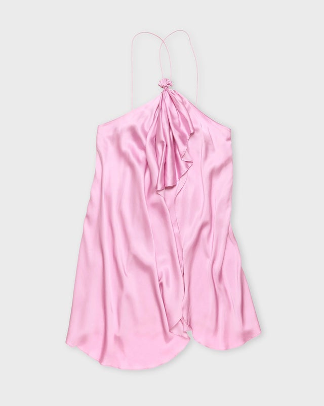 Acne Studios Klänning Halter Satin Blush 36