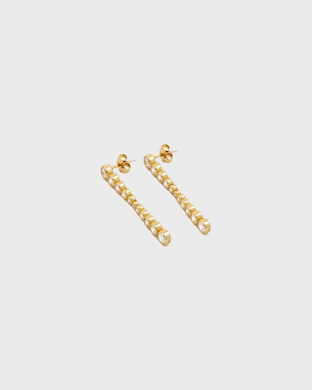 Ragbag Earrings Oda Long Gold ONESIZE
