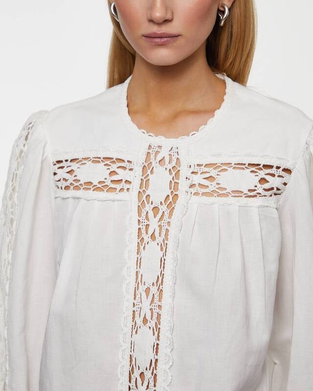 Isabel Marant Étoile Blouse Valmira Top White FR 44 (EUR 42)