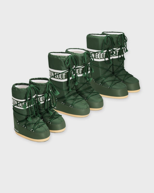 Moon Boot Boots MB Icon Nylon Dark green 39-41