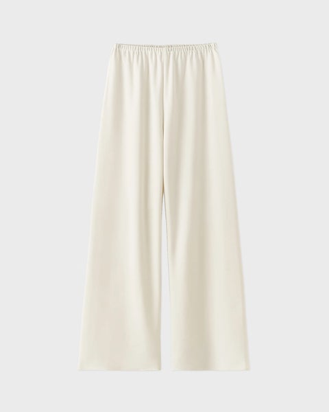 Byxor Bea Crepe Pants Creme 1