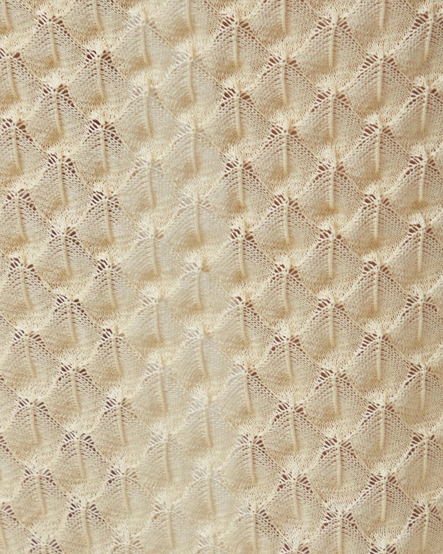 Malina Skirt Fannie Pointelle Knitted Maxi Light Yellow XL