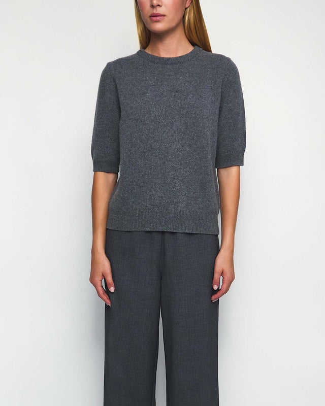 Wakakuu Icons Top London Wool Cashmere Grey M