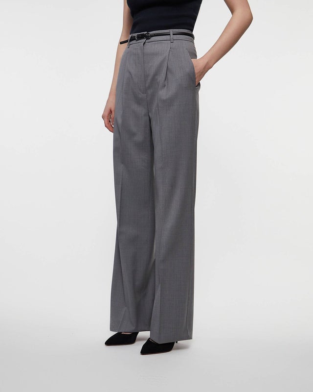 Max Mara Studio Trousers Anfora  Grey IT 46 (EUR 40)