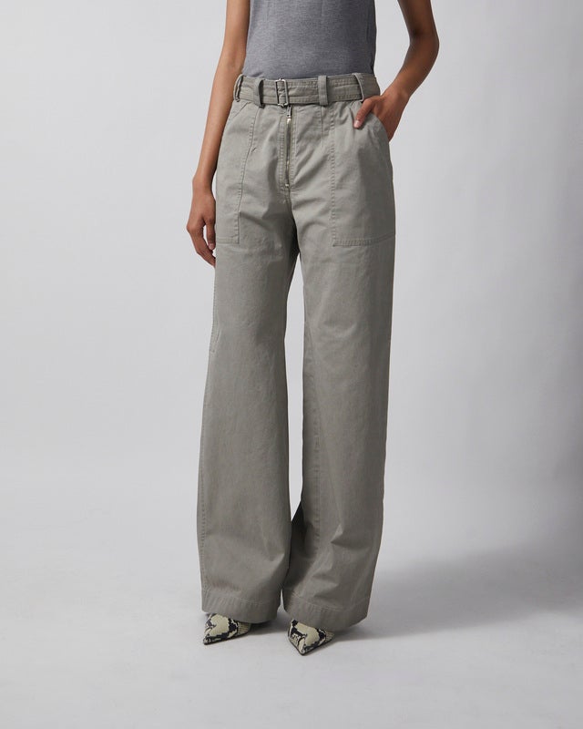 Acne Studios Byxor Twill Belt Clay 36