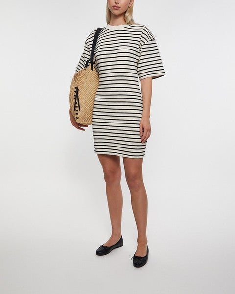 Dress Mona Vit/svart 2