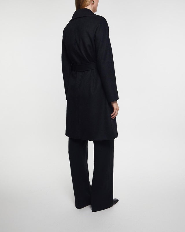 Max Mara Studio Coat Dravenna Black IT 38 (EUR 32)