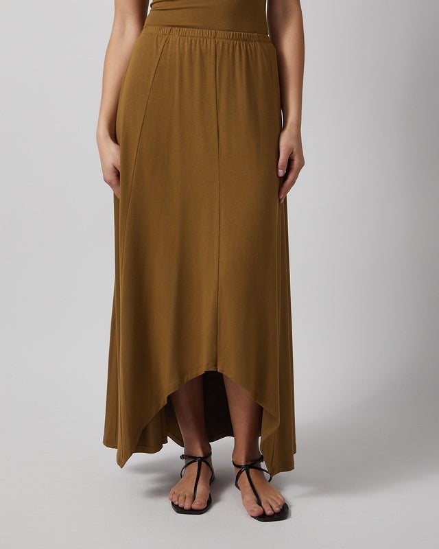 Wakakuu Icons Skirt Modal Maia Toffee M