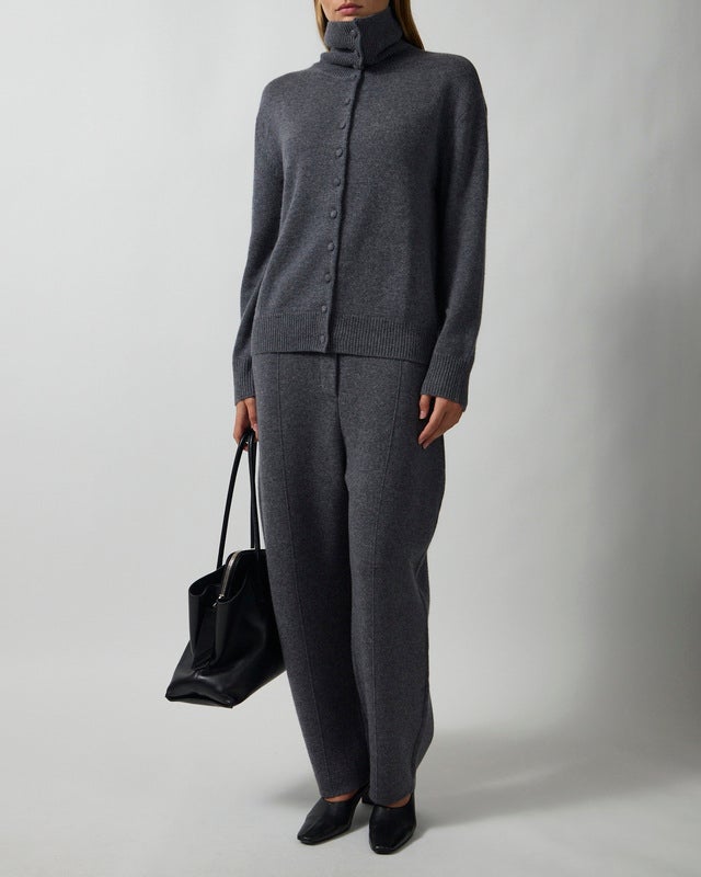 LISA YANG Cardigan Denie Cashmere Granit 1 (S-M)