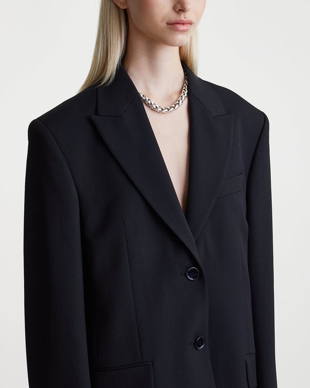 Acne Studios Kavaj Single-Breasted Chestnut  Svart 42