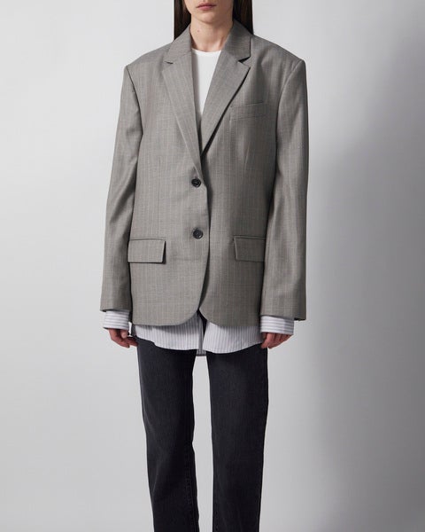 Blazer Layered Suit Grey 1