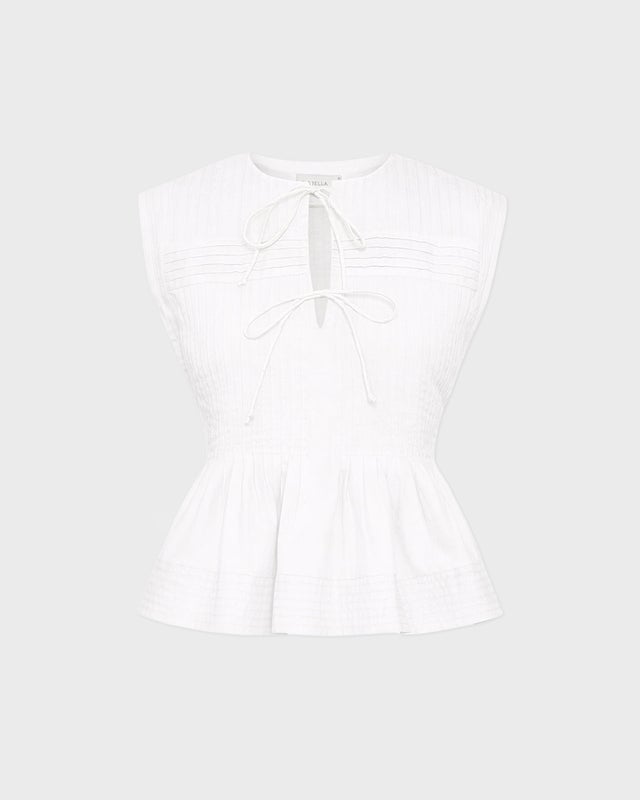 Camilla Pihl Top Mavie White 34