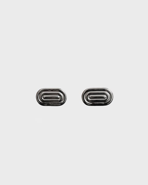 Oval Maze Earrings silver ONESIZE 1