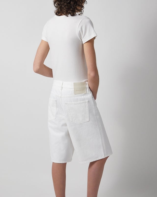 Dagmar Shorts Baggy Fit White 36